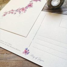 Load image into Gallery viewer, Sakura Map of Japan Postcard