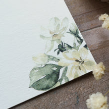 Load image into Gallery viewer, Custom Sampaguita Flat Notecard set from Flores de Mayo collection