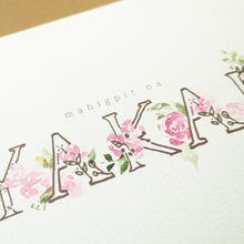 Load image into Gallery viewer, Mahigpit na Yakap 4.25x5.5" handpainted Folded Notecards(limited edition)