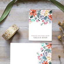 Load image into Gallery viewer, Personalized Full Gift set- Santan Gift tag and Mini-Notecard set