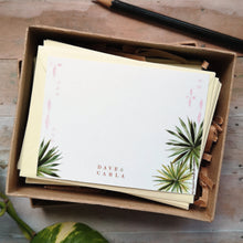 Load image into Gallery viewer, Custom 3x4" Palm Flat Notecard