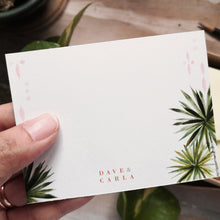 Load image into Gallery viewer, Custom 3x4" Palm Flat Notecard