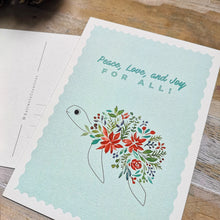 Load image into Gallery viewer, Peace Turtle Postcard