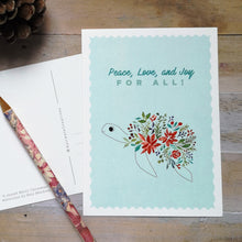 Load image into Gallery viewer, Peace Turtle Postcard