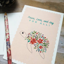 Load image into Gallery viewer, Peace Turtle Postcard