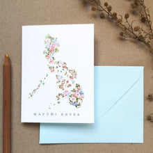 Load image into Gallery viewer, Custom Let Hope Bloom -Roses- 3x4" Folded Mini Notecard set