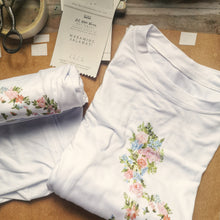 Load image into Gallery viewer, "Let Hope Bloom" Rose Philippine Map Shirt