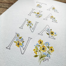 Load image into Gallery viewer, Sunflower (8.25x11.75")-Tahanan Series-Original wall art (two column)