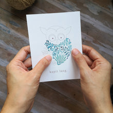 Load image into Gallery viewer, Kapit Lang - Tarsier Postcard (set of 3)