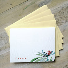 Load image into Gallery viewer, Custom Tropics 3x4" Flat Notecard set