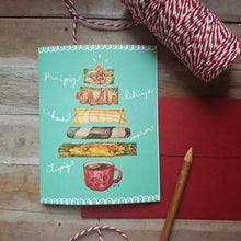 Load image into Gallery viewer, Masaganang Pasko -Suman Folded Notecard 4.25x5.5in
