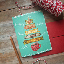 Load image into Gallery viewer, Masaganang Pasko -Suman Folded Notecard 4.25x5.5in
