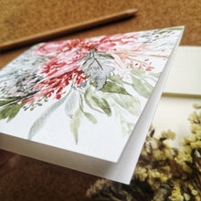Load image into Gallery viewer, &quot;Blooms, berries and cheers!&quot; 4.25x5.5&quot; blank card
