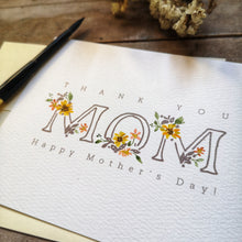 Load image into Gallery viewer, Paint-your-own blank Mother&#39;s day card
