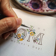 Load image into Gallery viewer, Paint-your-own blank Mother&#39;s day card
