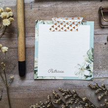 Load image into Gallery viewer, Personalized Sampaguita  Gift tag and Notecard Gift set
