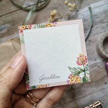 Load image into Gallery viewer, Personalized Lantana gift tag
