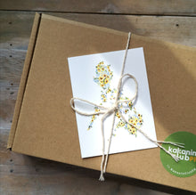 Load image into Gallery viewer, Let Hope Bloom - Sunflowers 3x4&quot; Folded Mini Notecard set - set of 15
