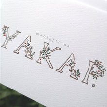 Load image into Gallery viewer, Mahigpit na Yakap 4.25x5.5&quot; handpainted Folded Notecards(limited edition)
