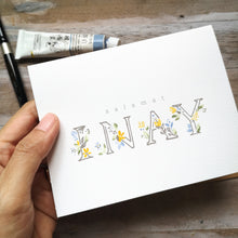 Load image into Gallery viewer, &quot;Salamat Inay&quot; 4.25x5.5&quot; handpainted Folded Notecards (limited edition)
