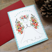 Load image into Gallery viewer, Peace Angel 4.25x5.5&quot; blank Christmas Card
