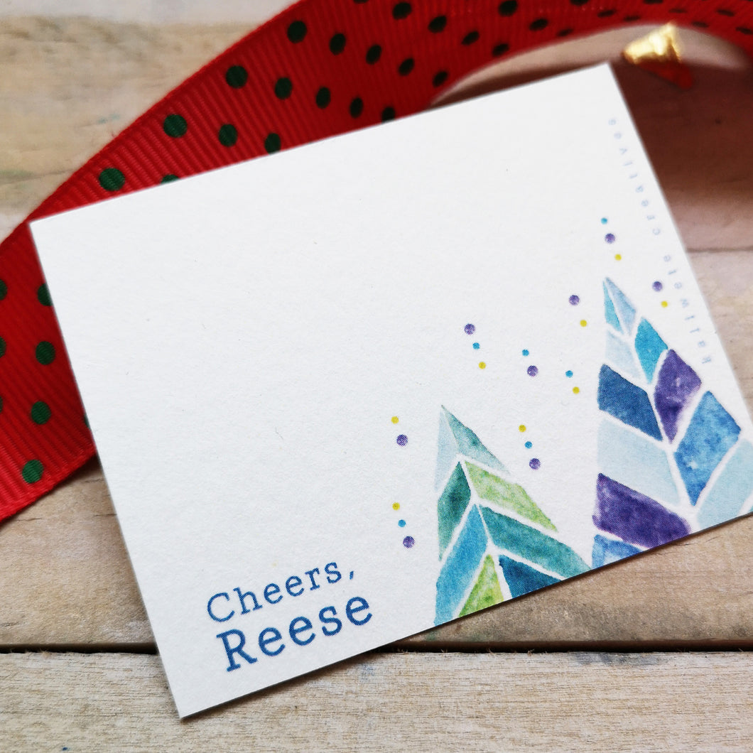 Custom Scandi Christmas Gift Tag