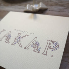 Load image into Gallery viewer, Mahigpit na Yakap 4.25x5.5&quot; handpainted Folded Notecards(limited edition)
