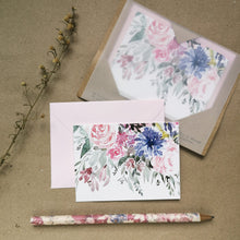 Load image into Gallery viewer, Daisies &amp; Roses 3x4&quot; Mini Folded Notecard
