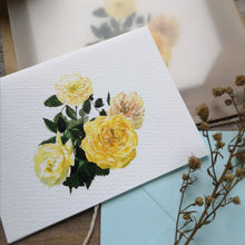 Load image into Gallery viewer, 3x4&quot; Yellow Gardenia Mini Folded Notecards
