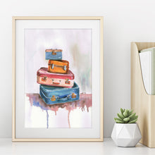 Load image into Gallery viewer, Of luggages and getting lost 8.5x11&quot; Artprint
