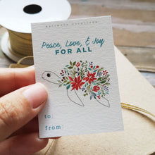Load image into Gallery viewer, Peace Turtle Gift Tag
