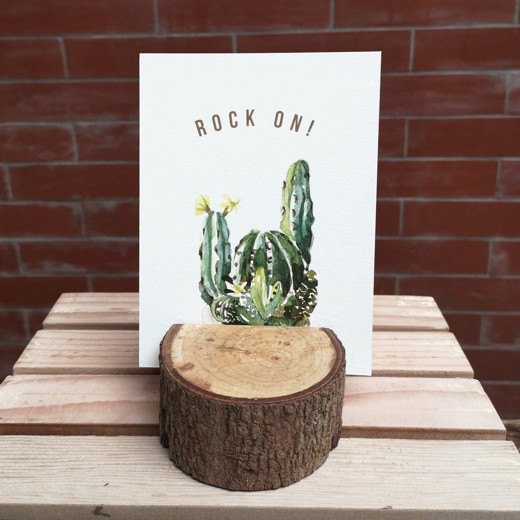 Rock On! Cactus Potted Print