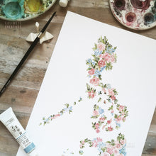 Load image into Gallery viewer, Let Hope Bloom - Rose Artprint
