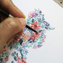 Load image into Gallery viewer, Custom Let Hope Bloom -Santan - 3x4&quot; Folded Mini Notecard set

