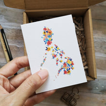Load image into Gallery viewer, Bloom Pilipinas 3x4&quot; Folded Mini-Notecard set/ Gift card
