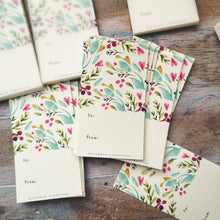 Load image into Gallery viewer, Cherries &amp; sea foam Christmas Gift Tags
