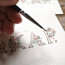 Load image into Gallery viewer, Yakap Pasko 4.25x5.5&quot; handpainted Christmas card (limited edition)
