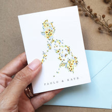 Load image into Gallery viewer, Custom Let Hope Bloom -Sunflower- 3x4&quot; Folded Mini Notecard set
