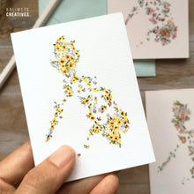 Load image into Gallery viewer, Let Hope Bloom - Sunflowers 3x4&quot; Folded Mini Notecard set - set of 15
