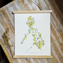 Load image into Gallery viewer, Removable Magnetic Wooden Print Hanger -30cm wide
