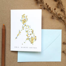 Load image into Gallery viewer, Custom Let Hope Bloom -Sunflower- 3x4&quot; Folded Mini Notecard set

