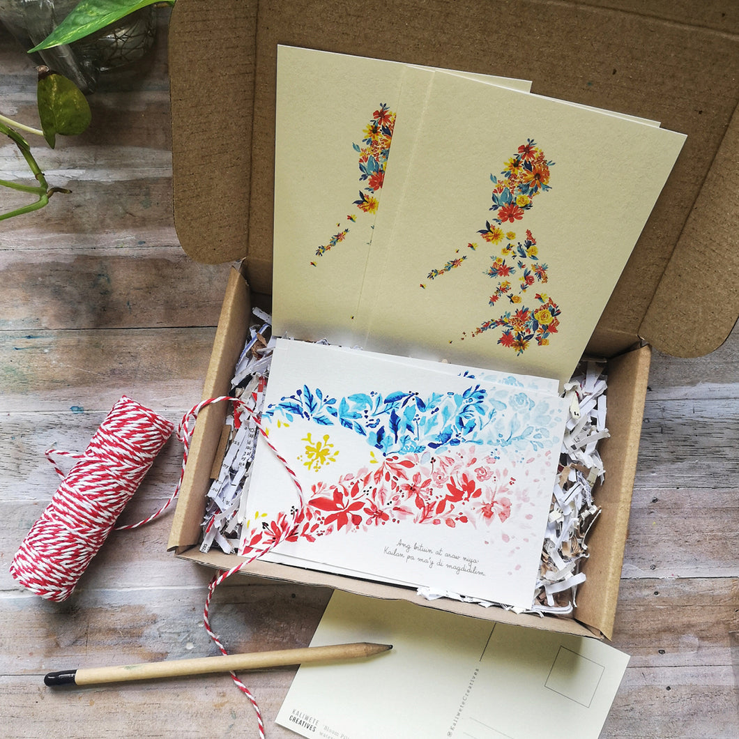 (LIMITED edition) Kalayaan Mixed Postcard set- boxed set of 6